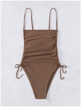 NWT SHEIN drawstring one piece suit